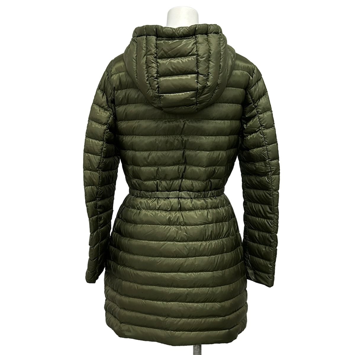 Moncler Down Coat 1 Aure Khaki Long Sleeve Zip Up Winter — view 2