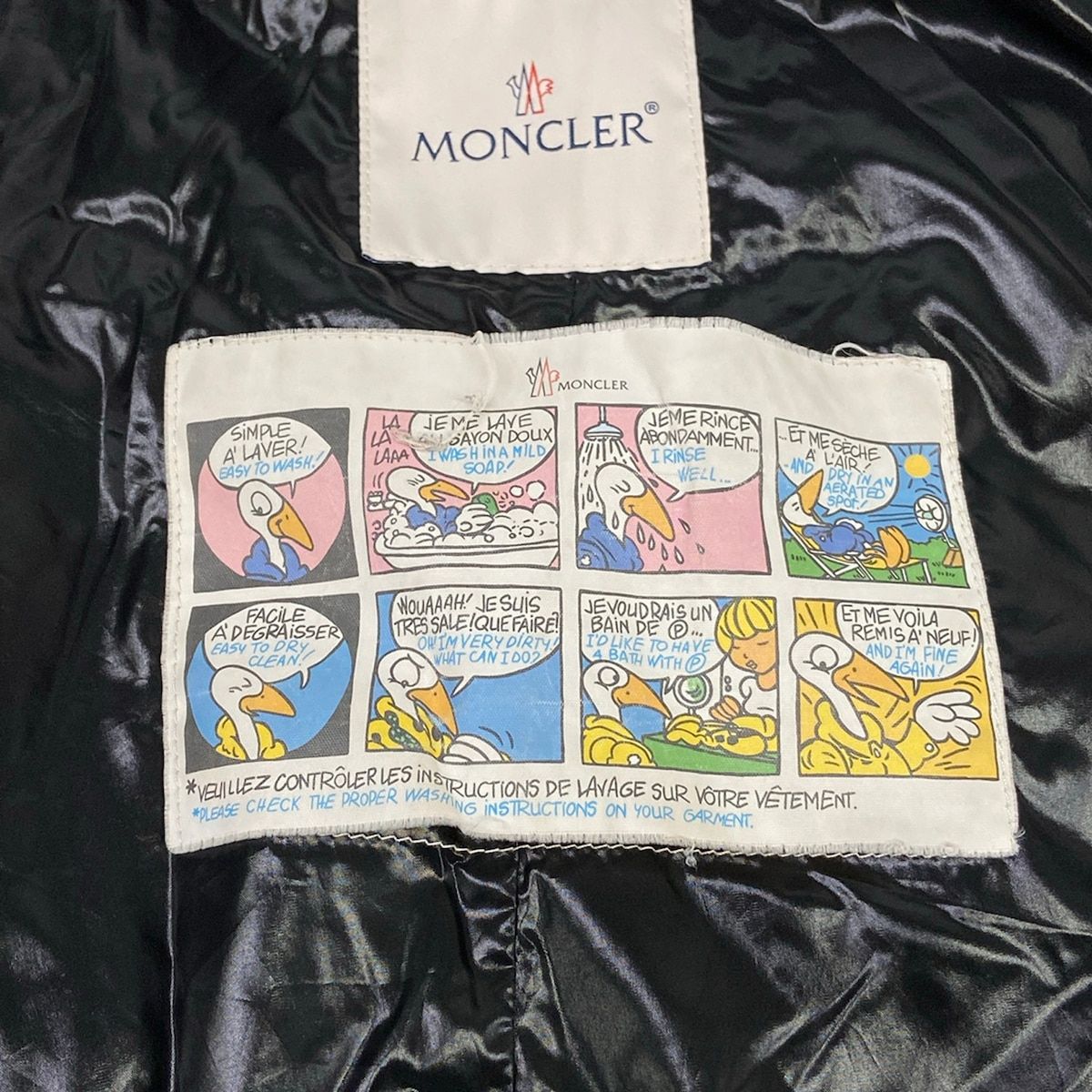 Moncler Down Coat 0 XS Albizia Black Long Sleeve Fur Removable Winter — view 7