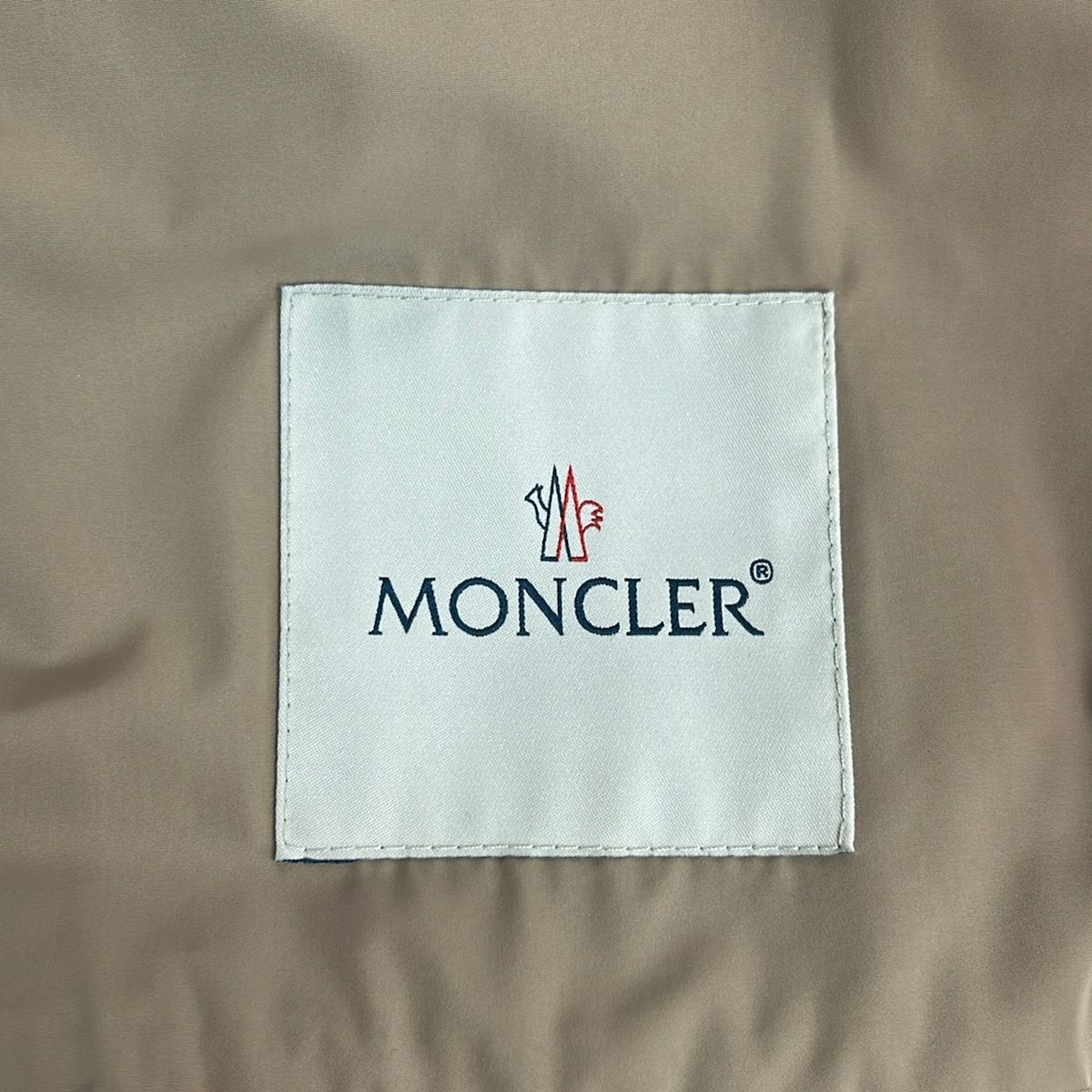 Moncler Coat 0 XS Chevaine Light Brown Long Sleeve Zip Up Hood Detachable — view 3