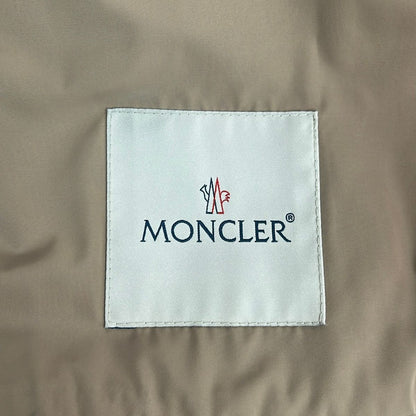 Moncler Coat 0 XS Chevaine Light Brown Long Sleeve Zip Up Hood Detachable — view 3
