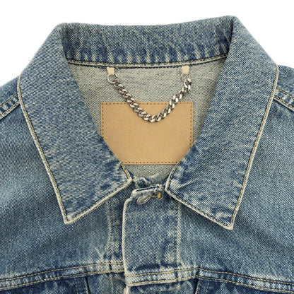 Balenciaga Swing Denim Jacket Indigo Blue 36 — view 4