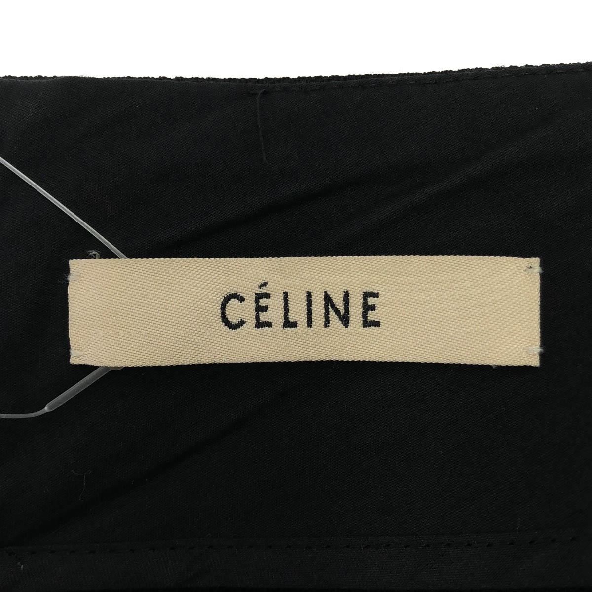 Celine by Phoebe Philo Wool Long Skirt 2 Black 34 — view 3