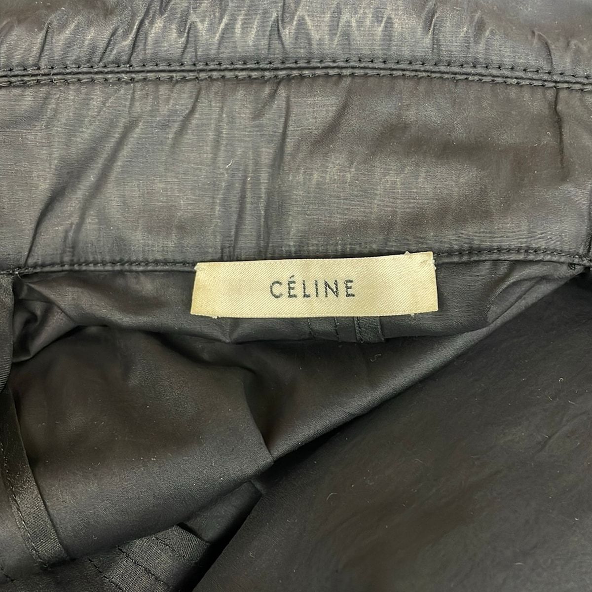 Celine Coat 36 S Black Long Sleeve Spring Autumn — view 3