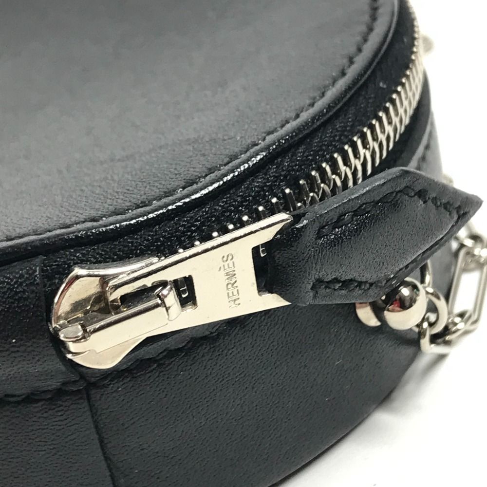 Hermes Shoulder Bag Villandry Micro Swift Black — view 7