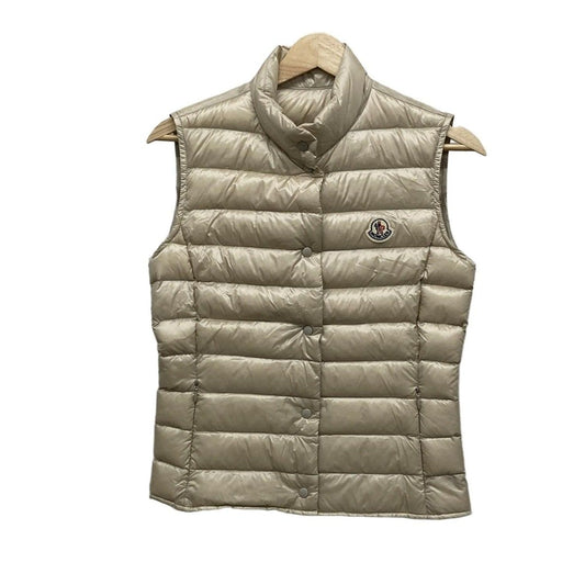 Moncler Down Vest 0 XS Liane Ivory Longue Saison Autumn Winter