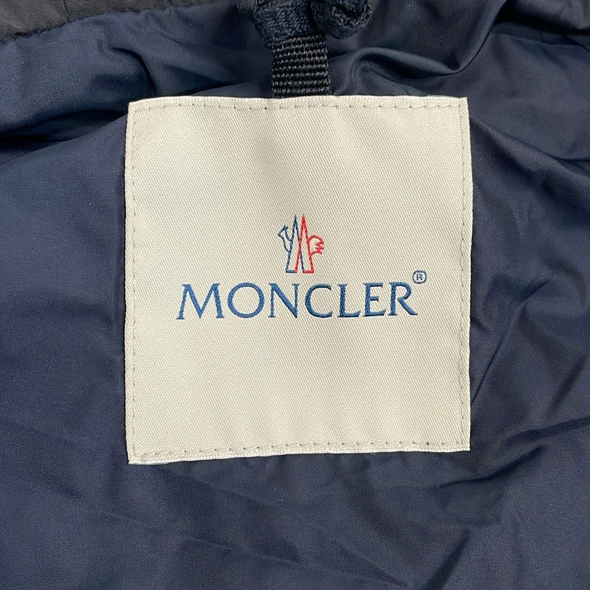 Moncler Jacket 1 S Etain Navy Long Sleeve Lace Zip Up Spring Autumn — view 3