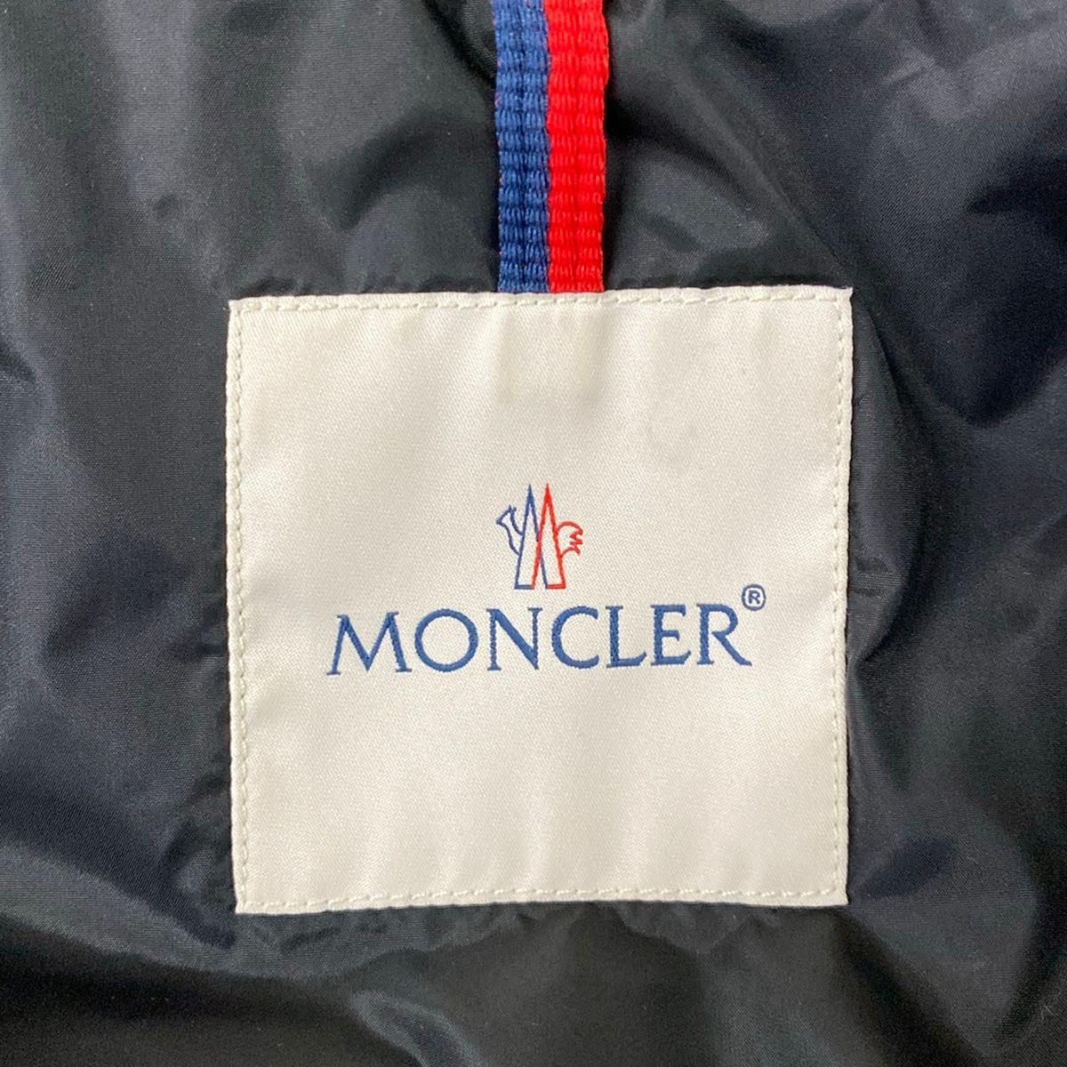 Moncler Down Coat 0 XS Flammette Black Long Sleeve Hood Winter Cotton — view 3