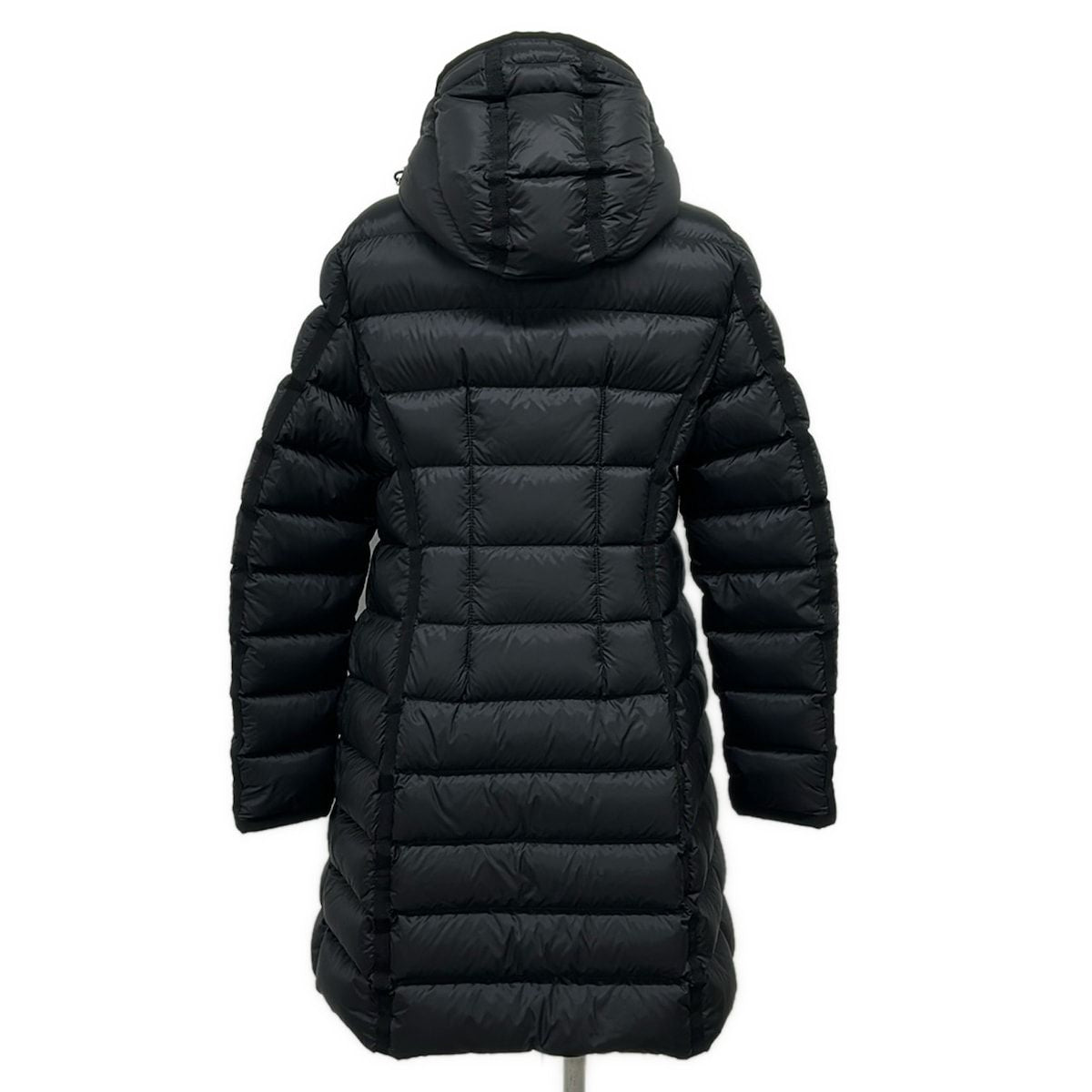 Moncler Down Coat 4 XL Hermine Black Long Sleeve Winter — view 2