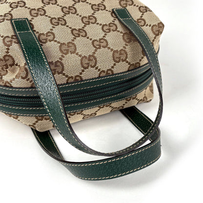 Gucci Handbag GG Pattern Canvas Beige Green — view 5