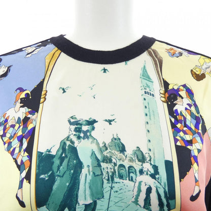 Hermes Vintage les Carnaval de Venise Twill Laine Knit Sweater — view 4
