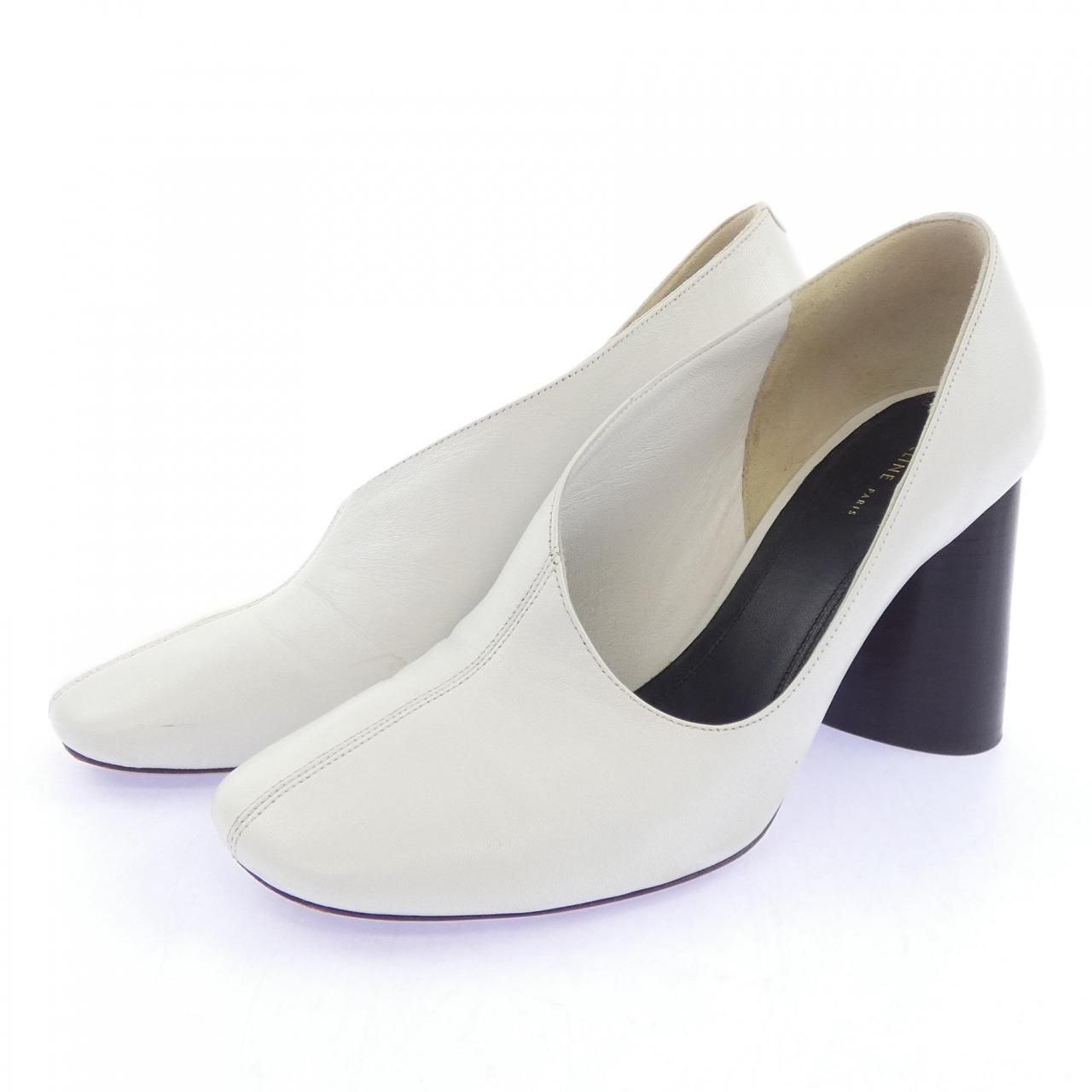 Celine Pumps Heel White — view 3