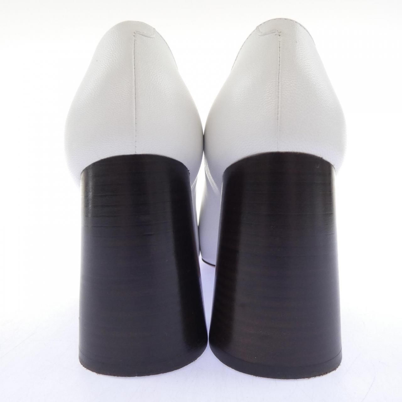 Celine Pumps Heel White — view 5