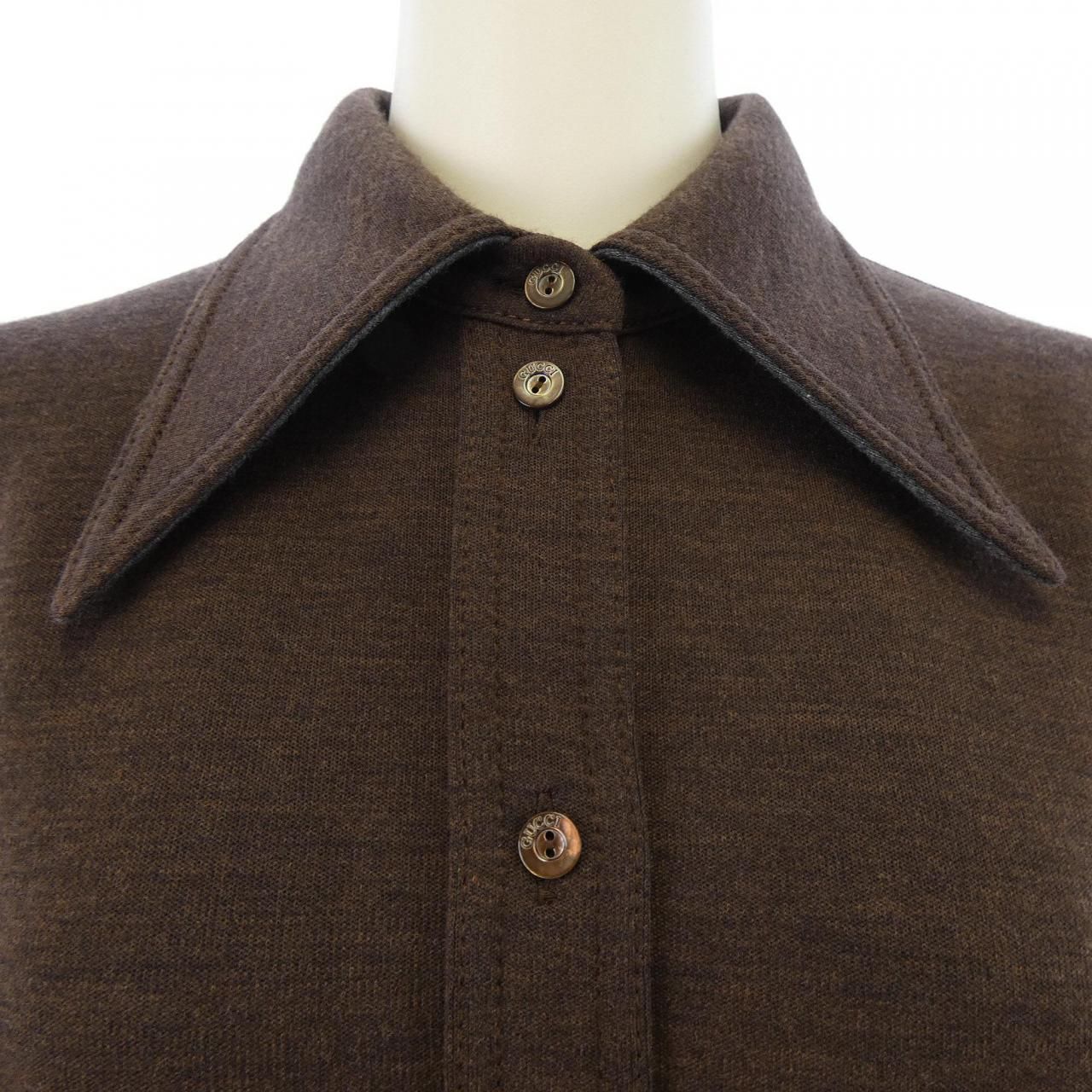 Gucci Short Sleeve Shirt Brown — view 5