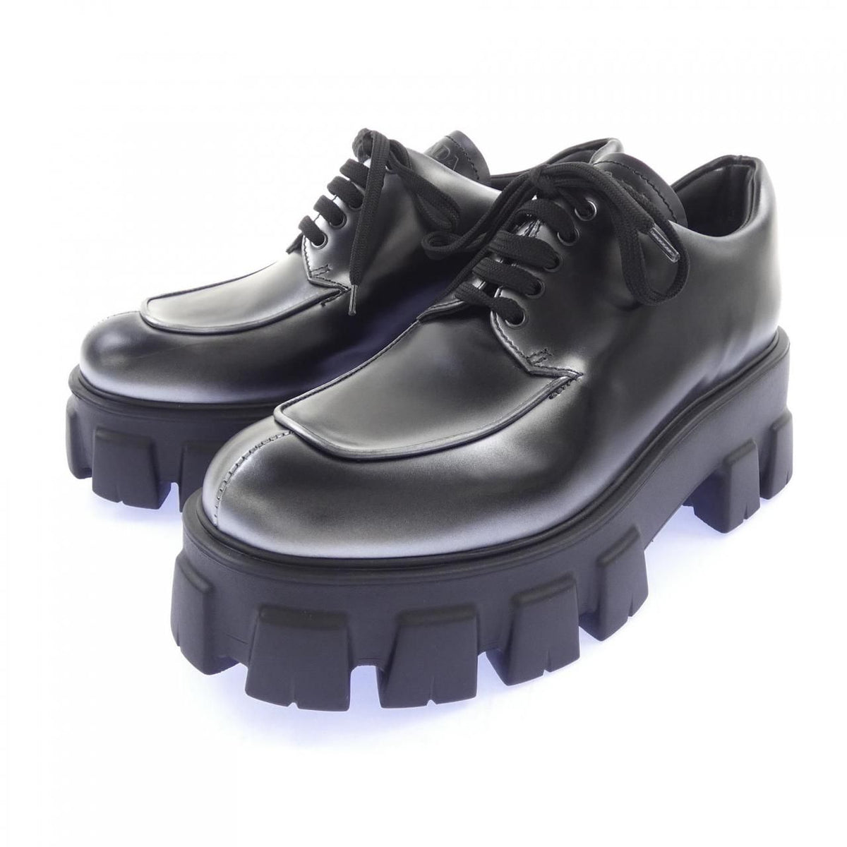 Prada Monolith Lace Up Shoes — view 3