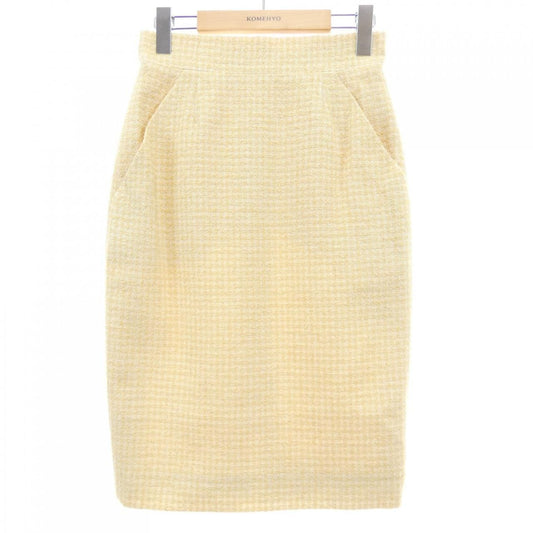 Chanel 09c Skirt Yellow