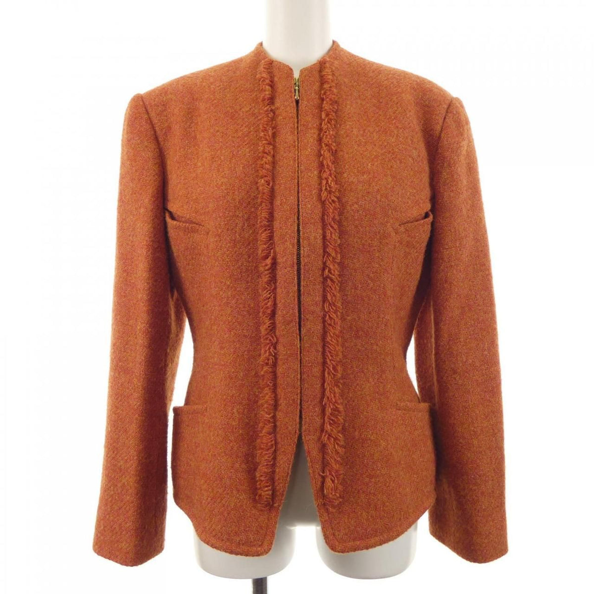 Hermes Vintage Collarless Jacket