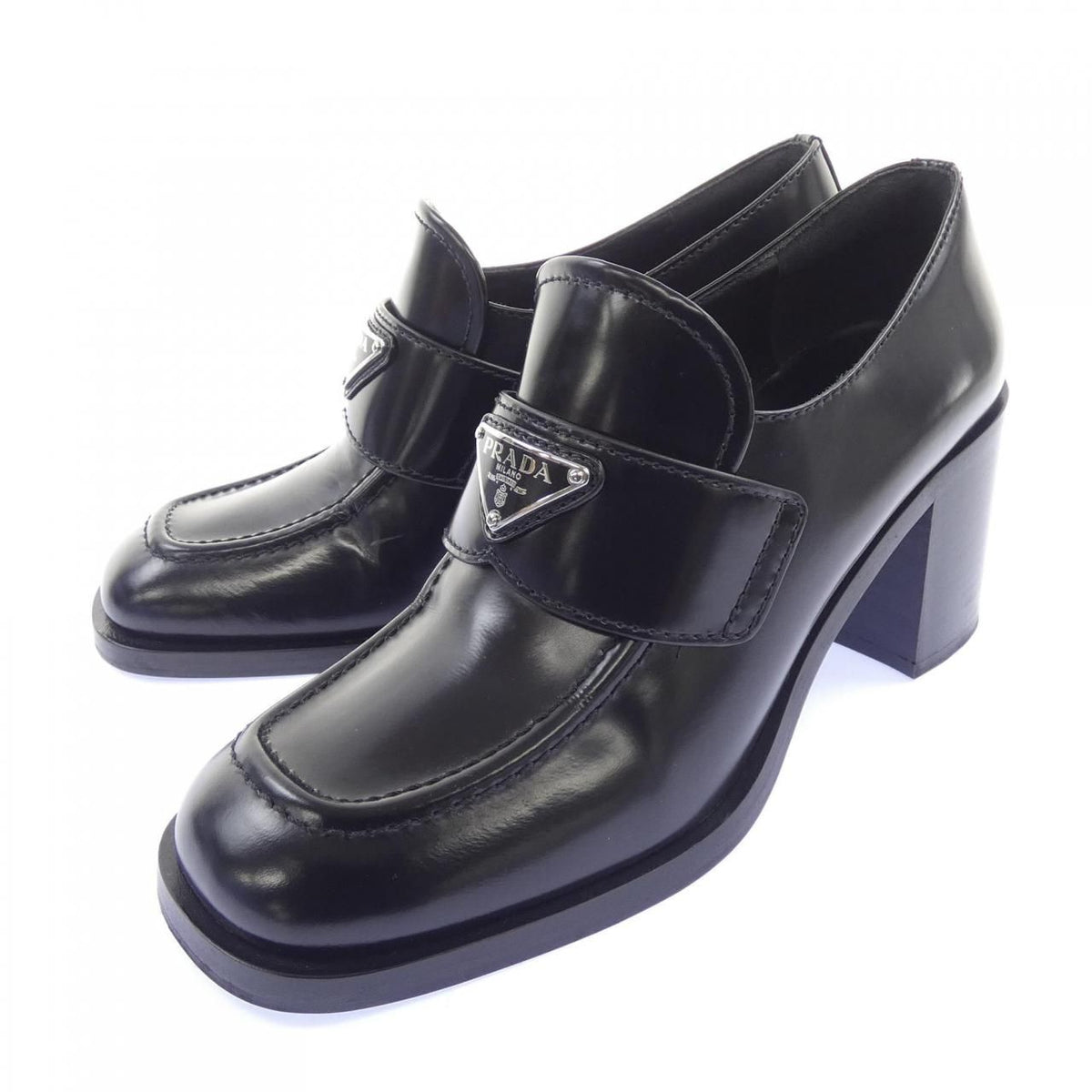 Prada Triangle Logo Shoes — view 3