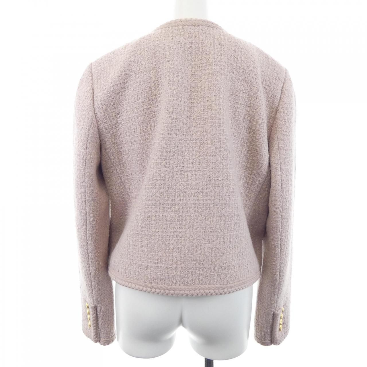 Celine Collarless Jacket Pink — view 2