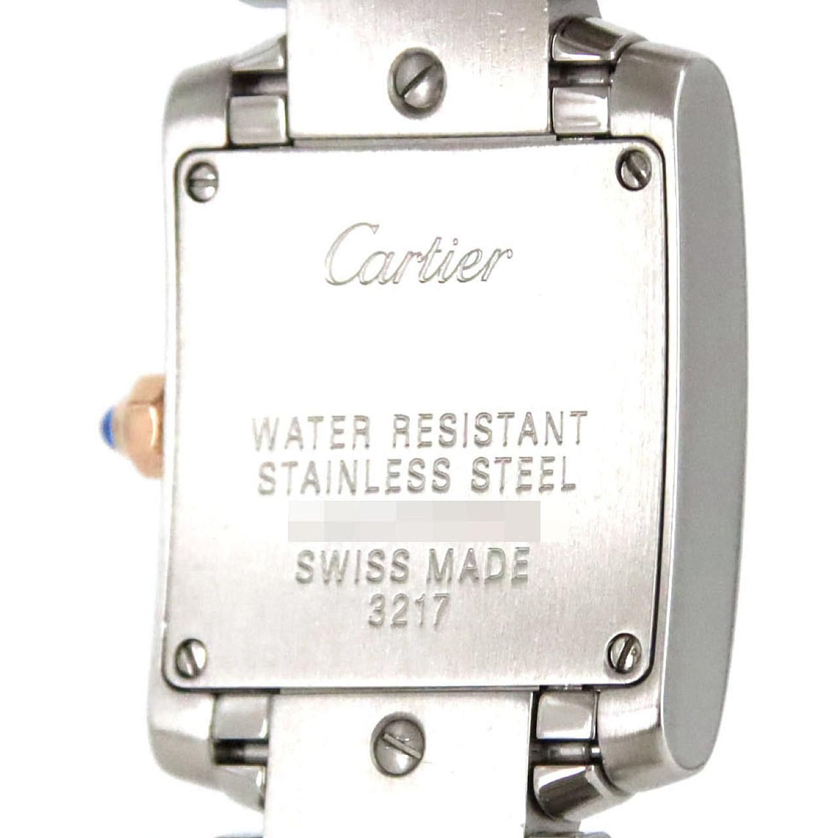 Cartier Tank Francaise SM PG Limited Stainless Steel Pink Gold Quartz Watch — view 5