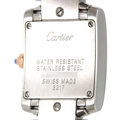 Cartier Tank Francaise SM PG Limited Stainless Steel Pink Gold Quartz Watch — view 5