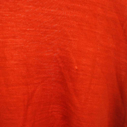 Hermes Knit Top Lightweight Turtleneck Wool la Orange HN Sweater — view 3