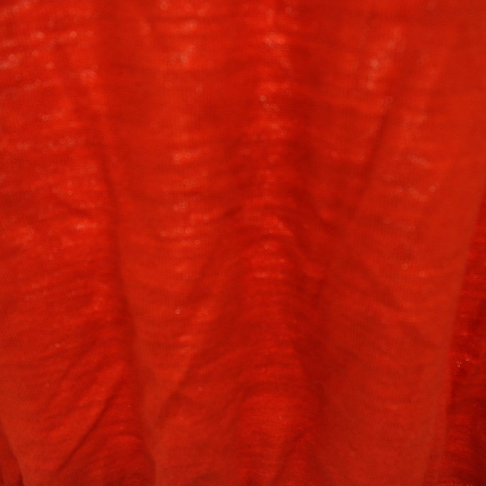 Hermes Knit Top Lightweight Turtleneck Wool la Orange HN Sweater — view 4
