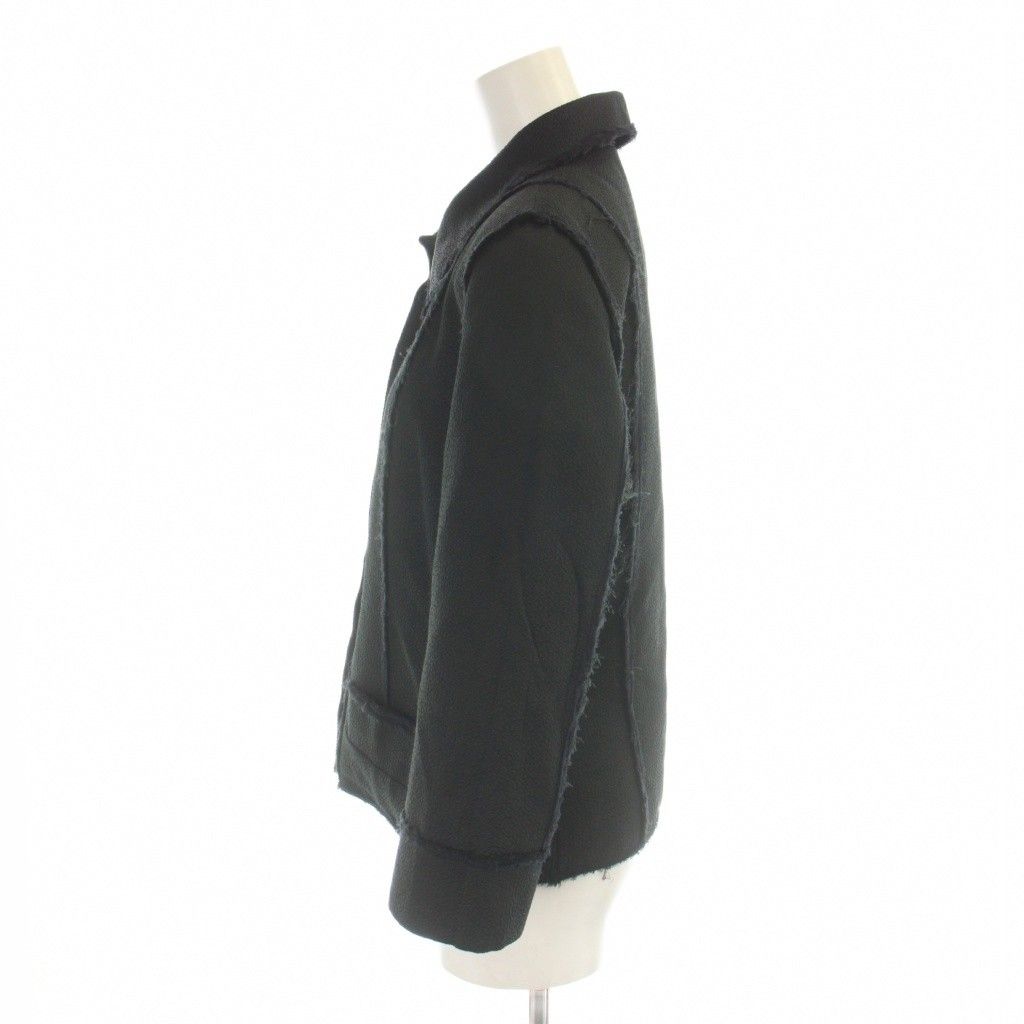 Fendi Jacket Wool Black Collared 3/4 Sleeves AP — view 3
