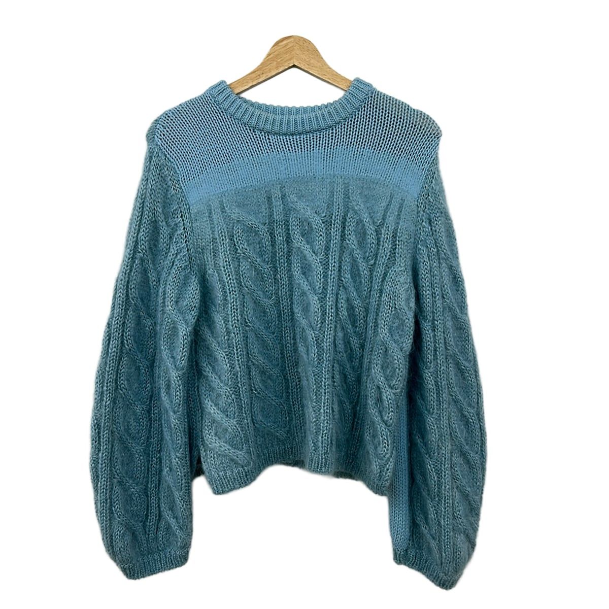 Fendi Long Sleeve Sweater 40 M Light Blue