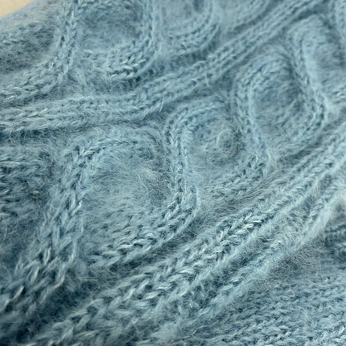 Fendi Long Sleeve Sweater 40 M Light Blue — view 6