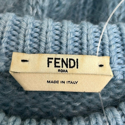 Fendi Long Sleeve Sweater 40 M Light Blue — view 3