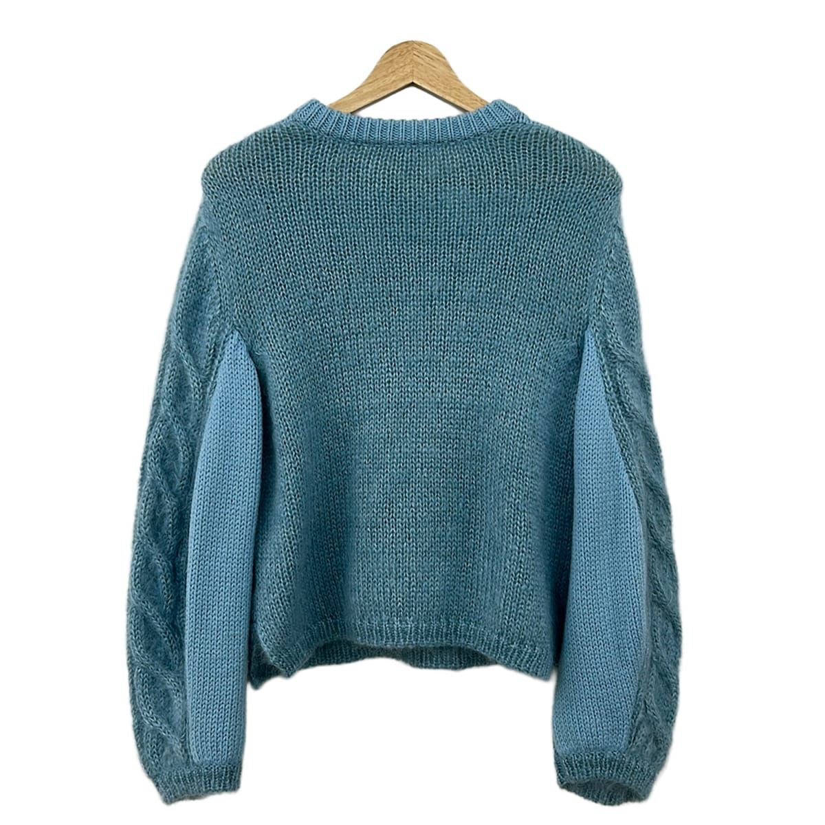 Fendi Long Sleeve Sweater 40 M Light Blue — view 2