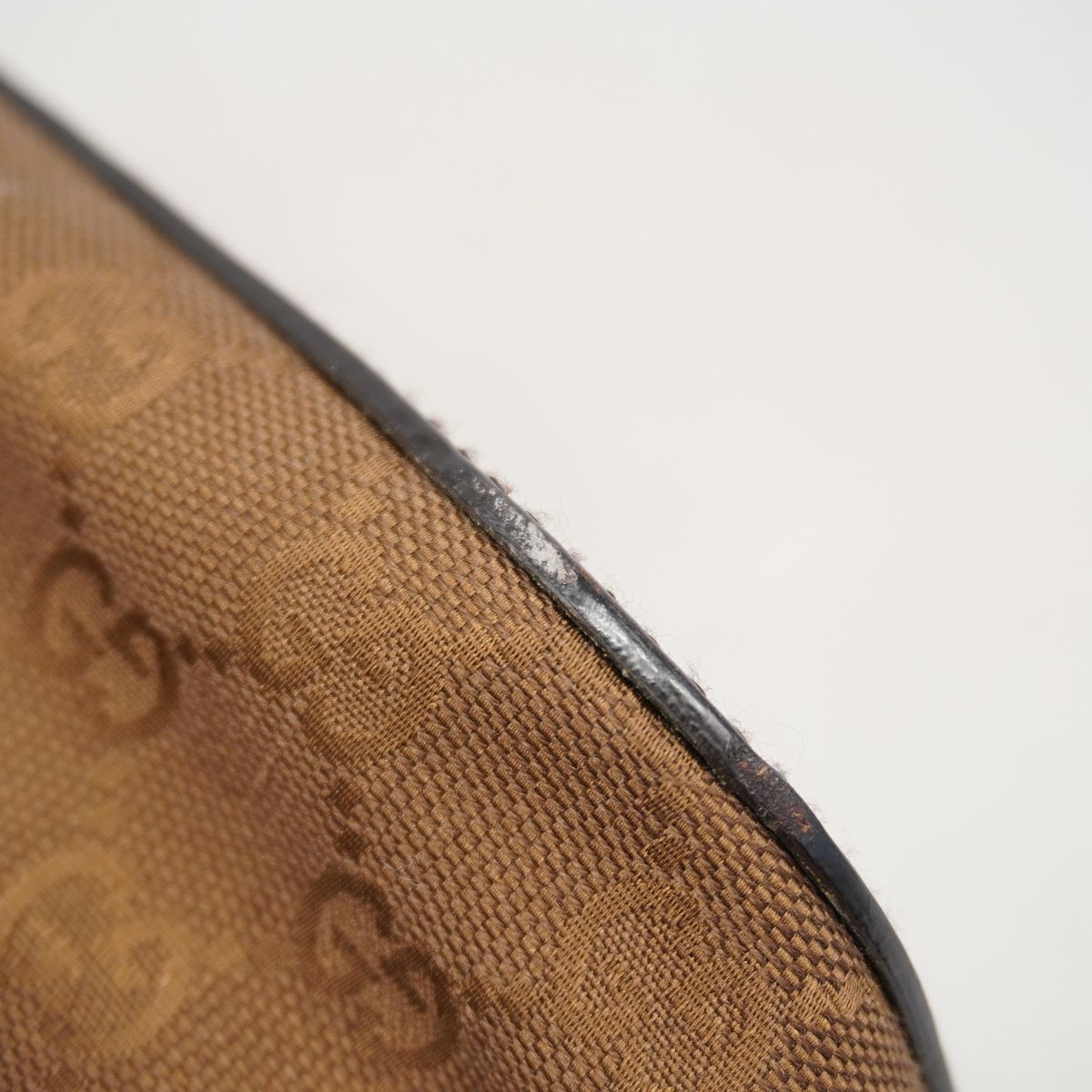 Gucci Shoulder Bag GG Canvas Brown Silver — view 6