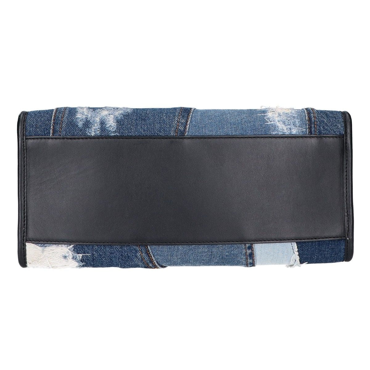 Dolce & Gabbana BM Logo Embroidered Denim Patchwork Shopping — view 5