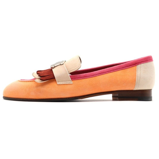 Hermes Royal Royale Suedeleather Loafers Multicolor