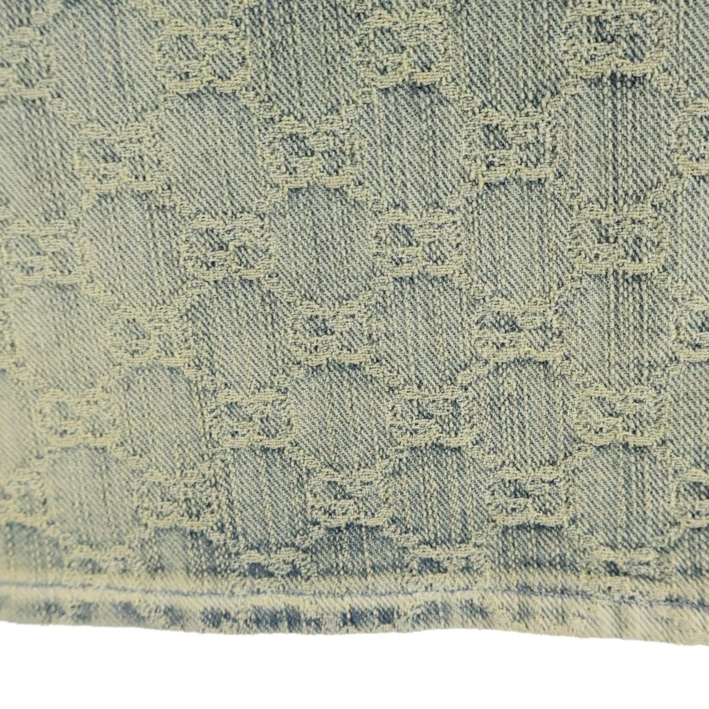 Gucci GG Denim Mini Skirt Cotton Total Pattern Blue — view 5