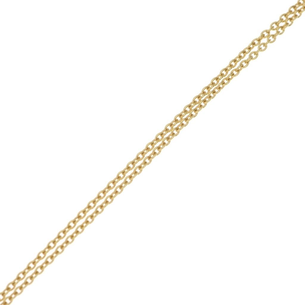 Dior Rose des Vents Pearl Diamond Pendant Chain Yellow Gold — view 4