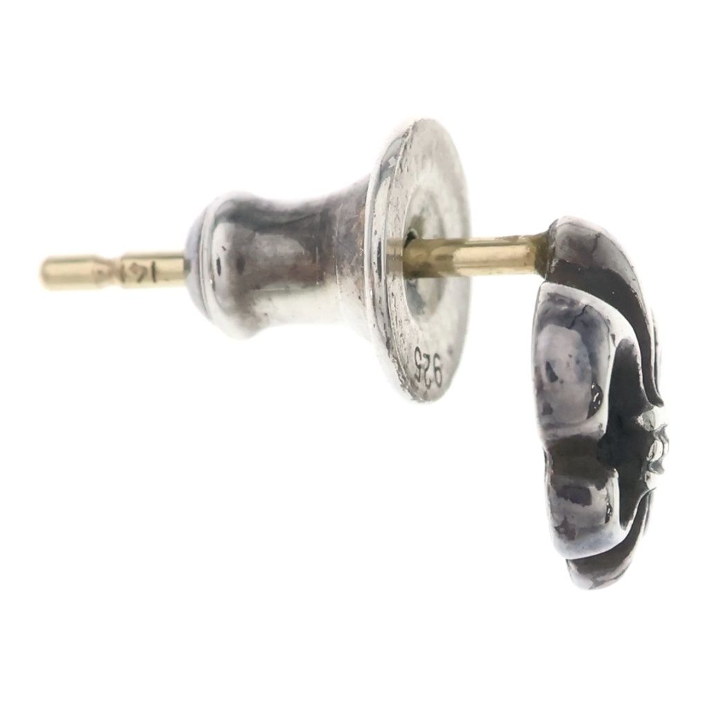 Chrome Hearts CO BS Flr BS Flare Stud Earrings Silver — view 3