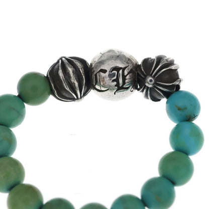 Chrome Hearts Bead Ring Turquoise Blue Silver — view 5