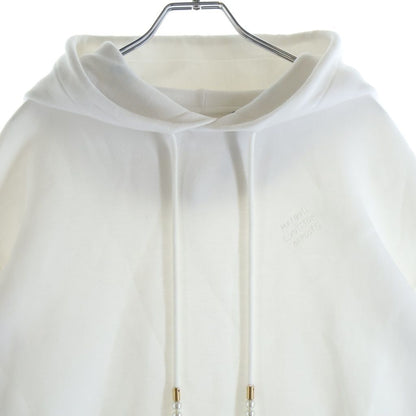 Louis Vuitton Pearl Code Embroidered Jersey Hoodie Sweatshirt Pullover White — view 3
