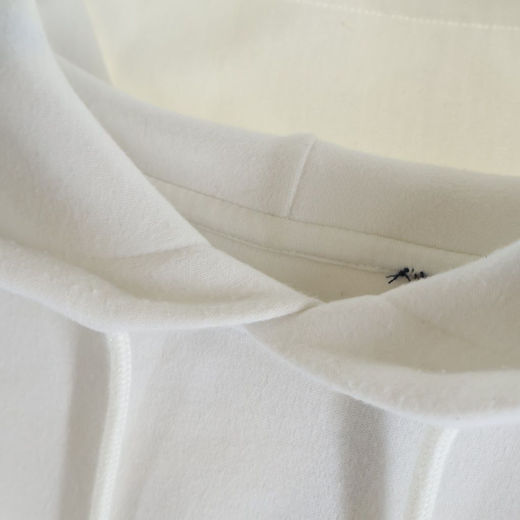 Louis Vuitton Pearl Code Embroidered Jersey Hoodie Sweatshirt Pullover White — view 5