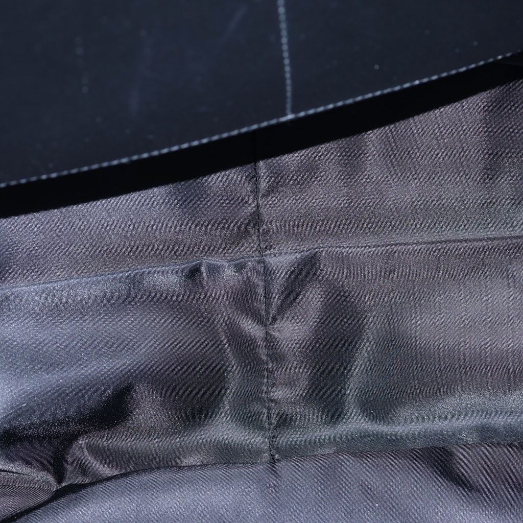 Prada Tote Bag Tessuto Black Nylon Leather Silver — view 7