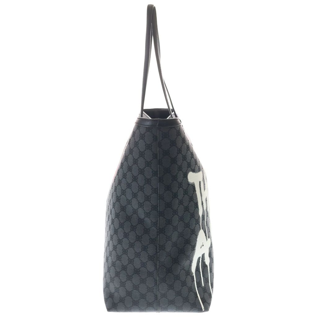 Gucci the Hacker Project Large Tote Bag Canvas Black — view 3