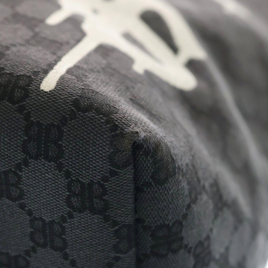 Gucci the Hacker Project Large Tote Bag Canvas Black — view 6