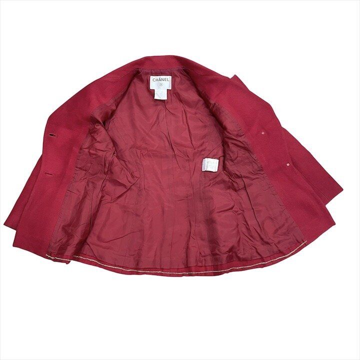 Chanel 01A Down Jacket 36 Tessuto Bordeaux — view 4
