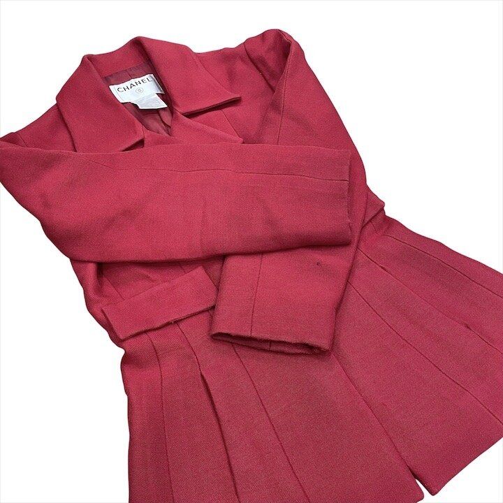 Chanel 01A Down Jacket 36 Tessuto Bordeaux — view 3