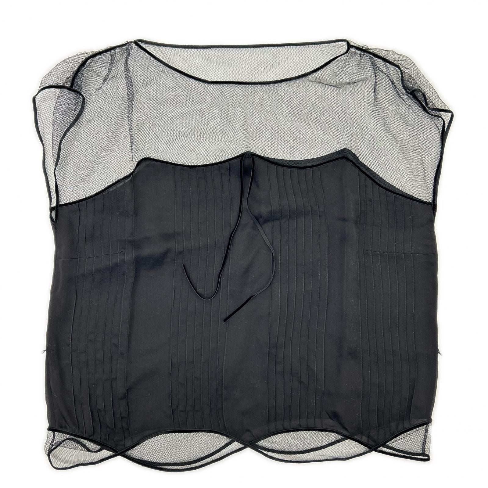 Louis Vuitton Black Shear Cut Replacement Blouse — view 3