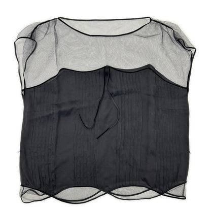 Louis Vuitton Black Shear Cut Replacement Blouse — view 3