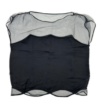 Louis Vuitton Black Shear Cut Replacement Blouse — view 2