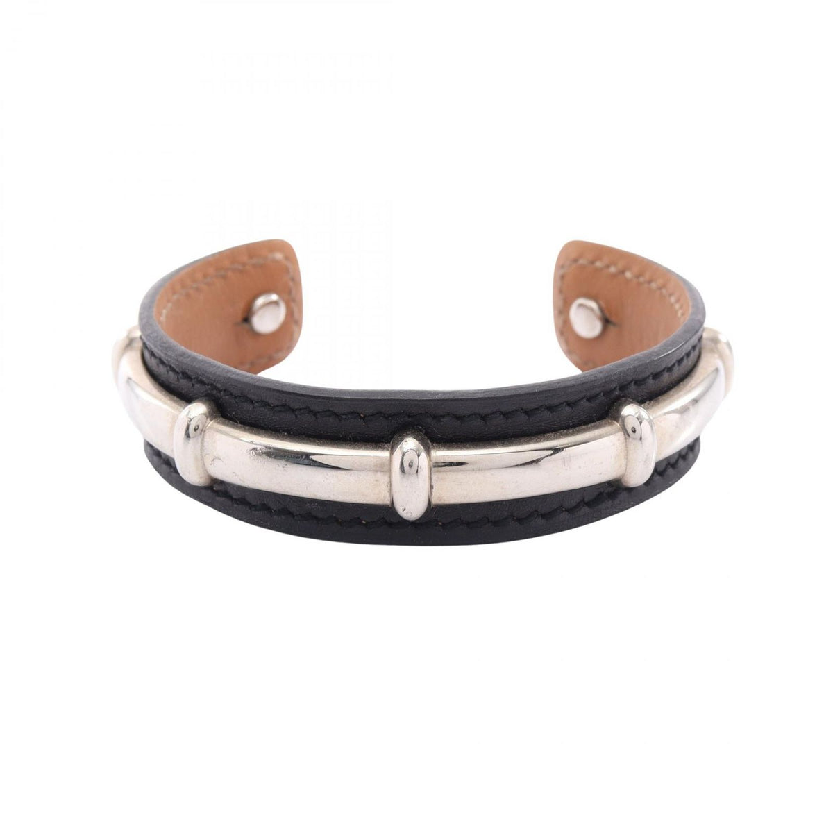 Hermes Bangle Agata Leather Bracelet