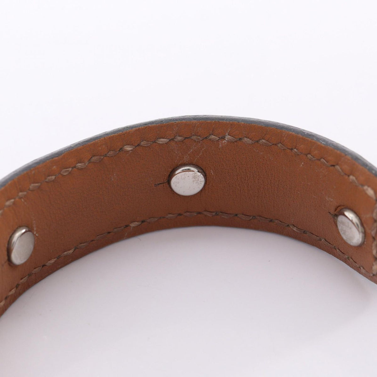 Hermes Bangle Agata Leather Bracelet — view 7